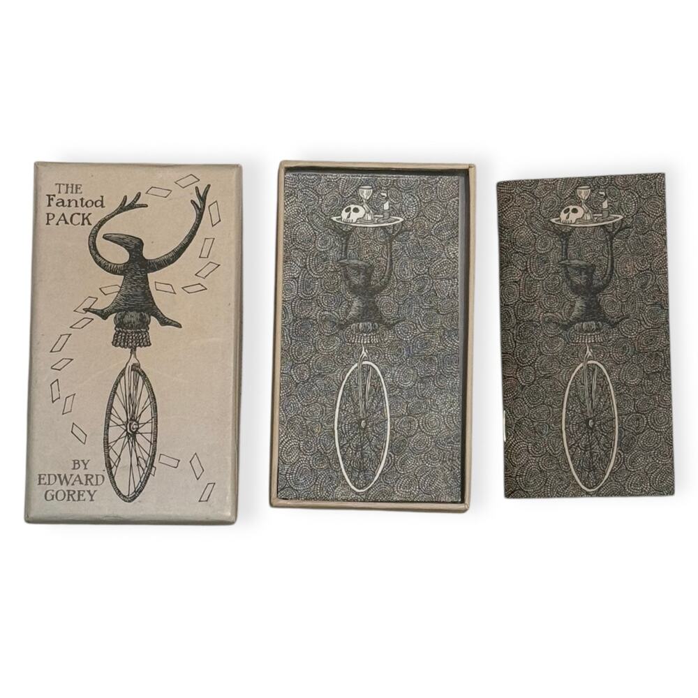 Fantod Pack By Edward Gorey Art Tarot Cards Booklet Limited Edition Archetypes - Picture 3 of 4